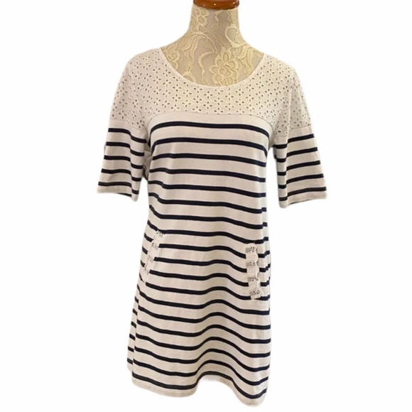 Anthropologie Postmark Jola Striped Dress Tunic - Picture 2 of 9